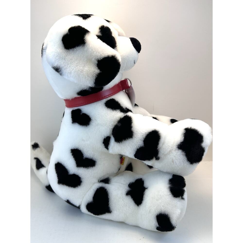 Build A Bear Be Mine Dalmatian Plush Puppy Dog Heart Patch Original Necklace 09 - Picture 2 of 11